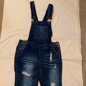 Dollhouse Distressed Overalls